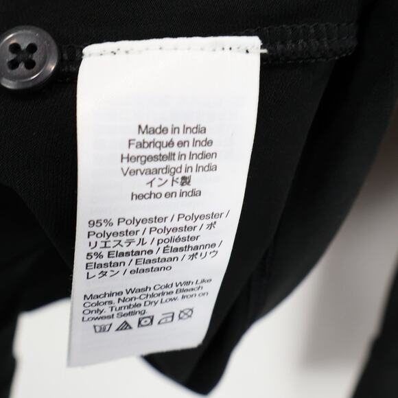 J.Crew Button-Up Shirt in Matte Jersey Black Size Large NWT - Picture 8 of 8